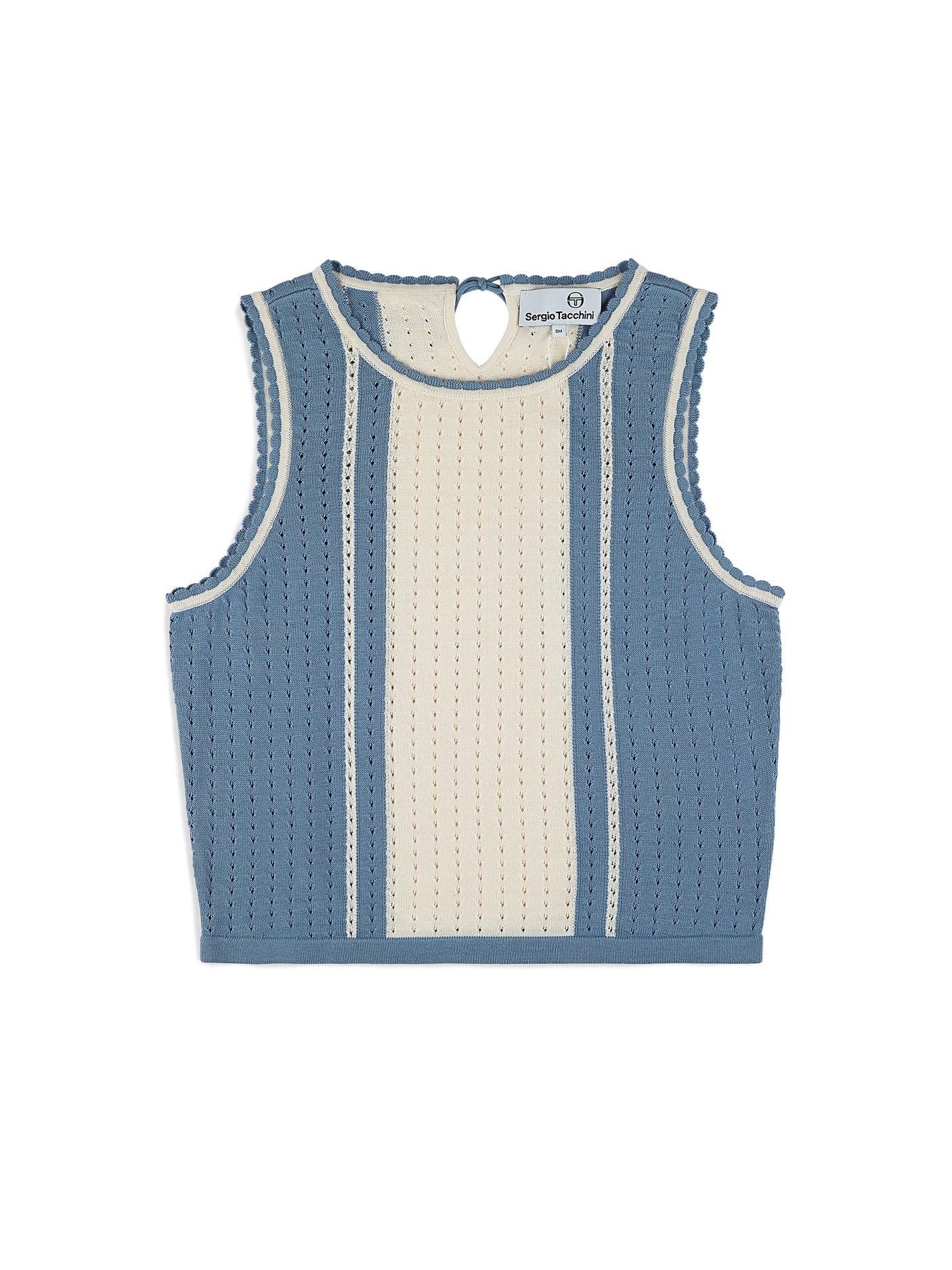 Sergio Tacchini Zola Knit Top - Faded Denim