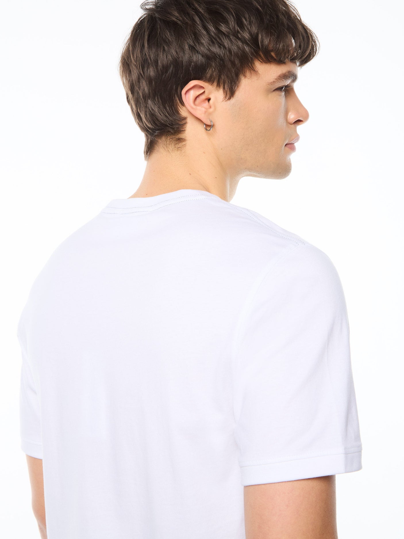 Camiseta de rayas-Blanco brillante