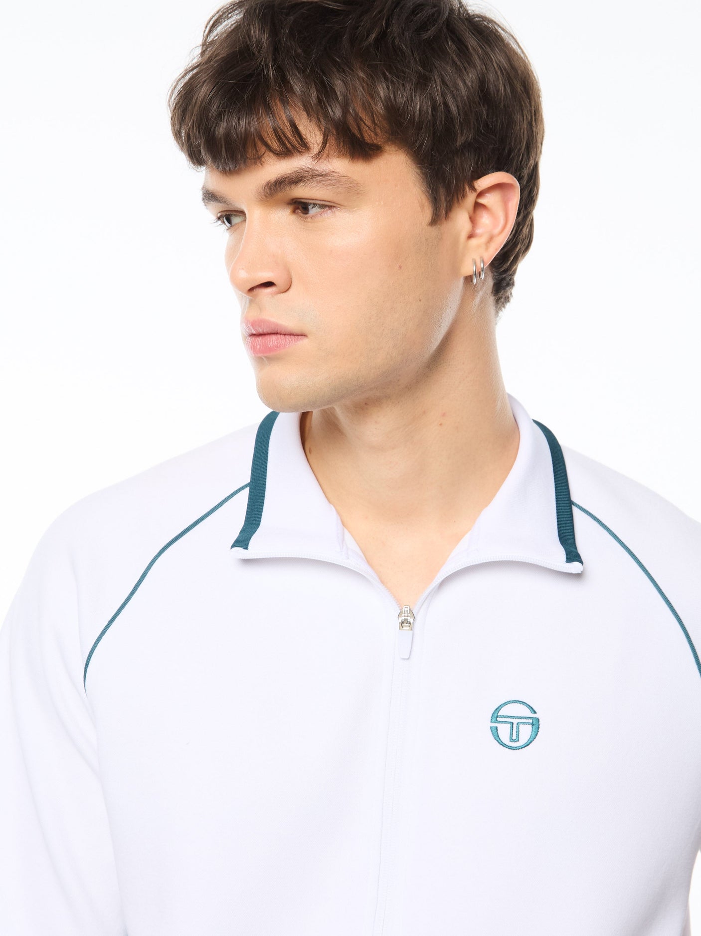 Chaqueta de chándal de manga corta Pannello - Blanco Brillante