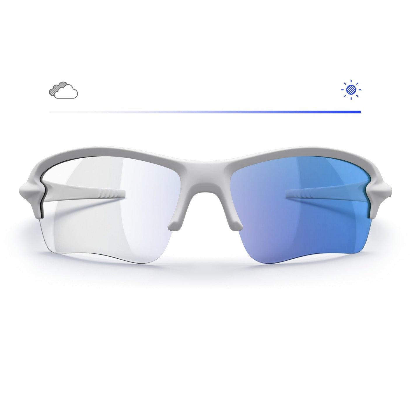 Reks White Sling Blade Prescription Transitions® Colors