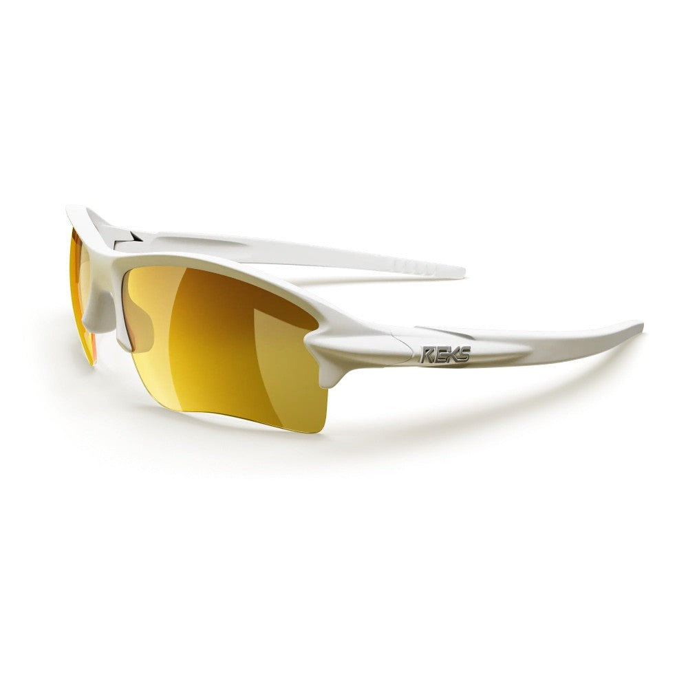 Reks White Sling Blade Trivex® Polarized Prescription Sunglasses