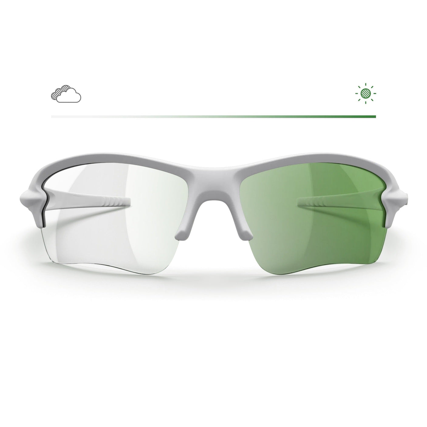 Reks White Sling Blade Prescription Transitions® Colors