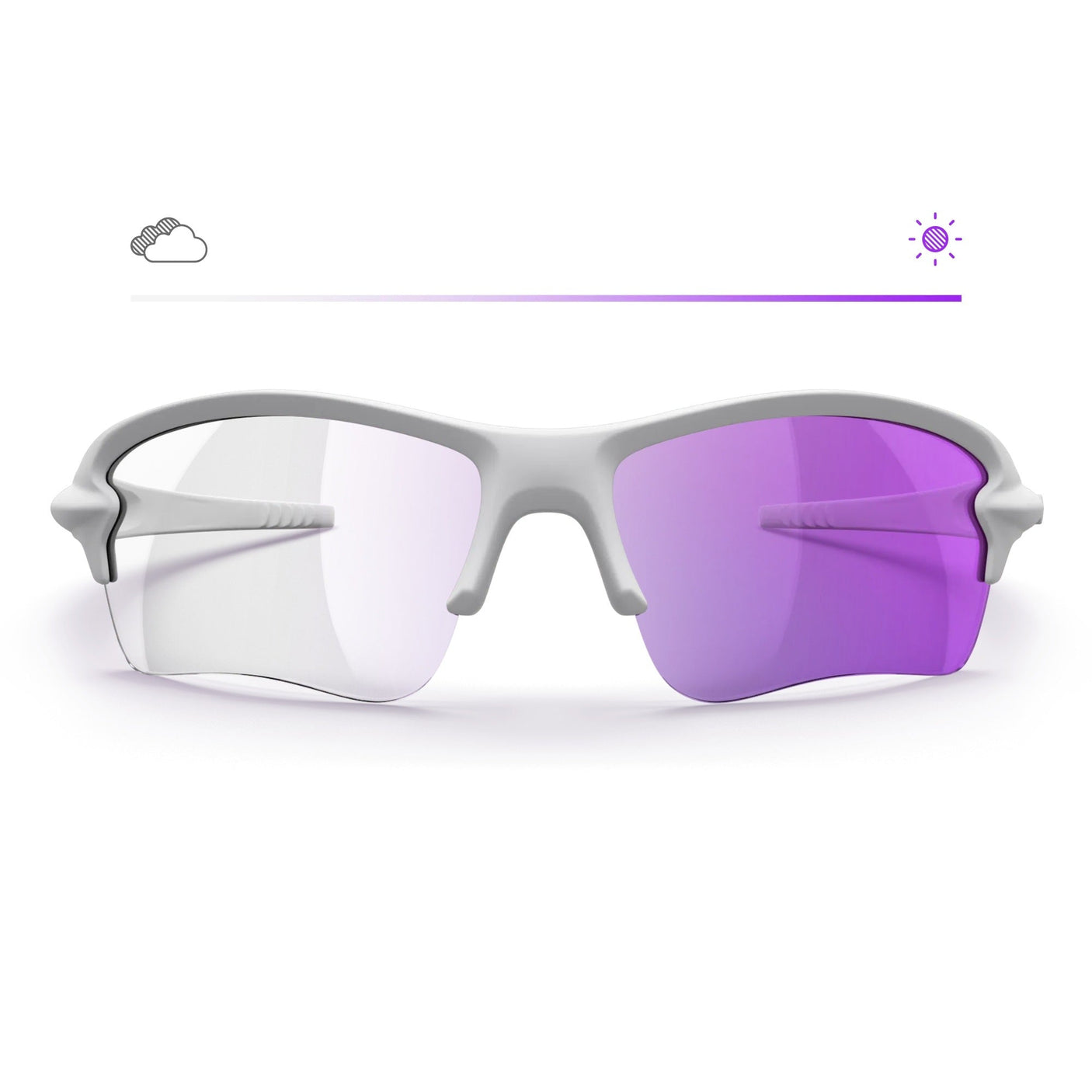 Reks White Sling Blade Prescription Transitions® Colors