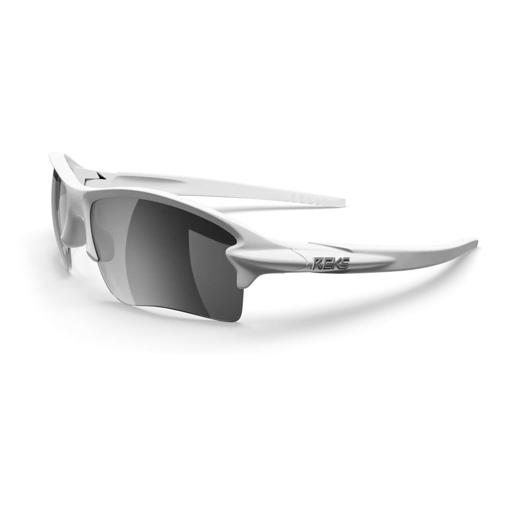 Reks White Sling Blade Trivex® Polarized Prescription Sunglasses