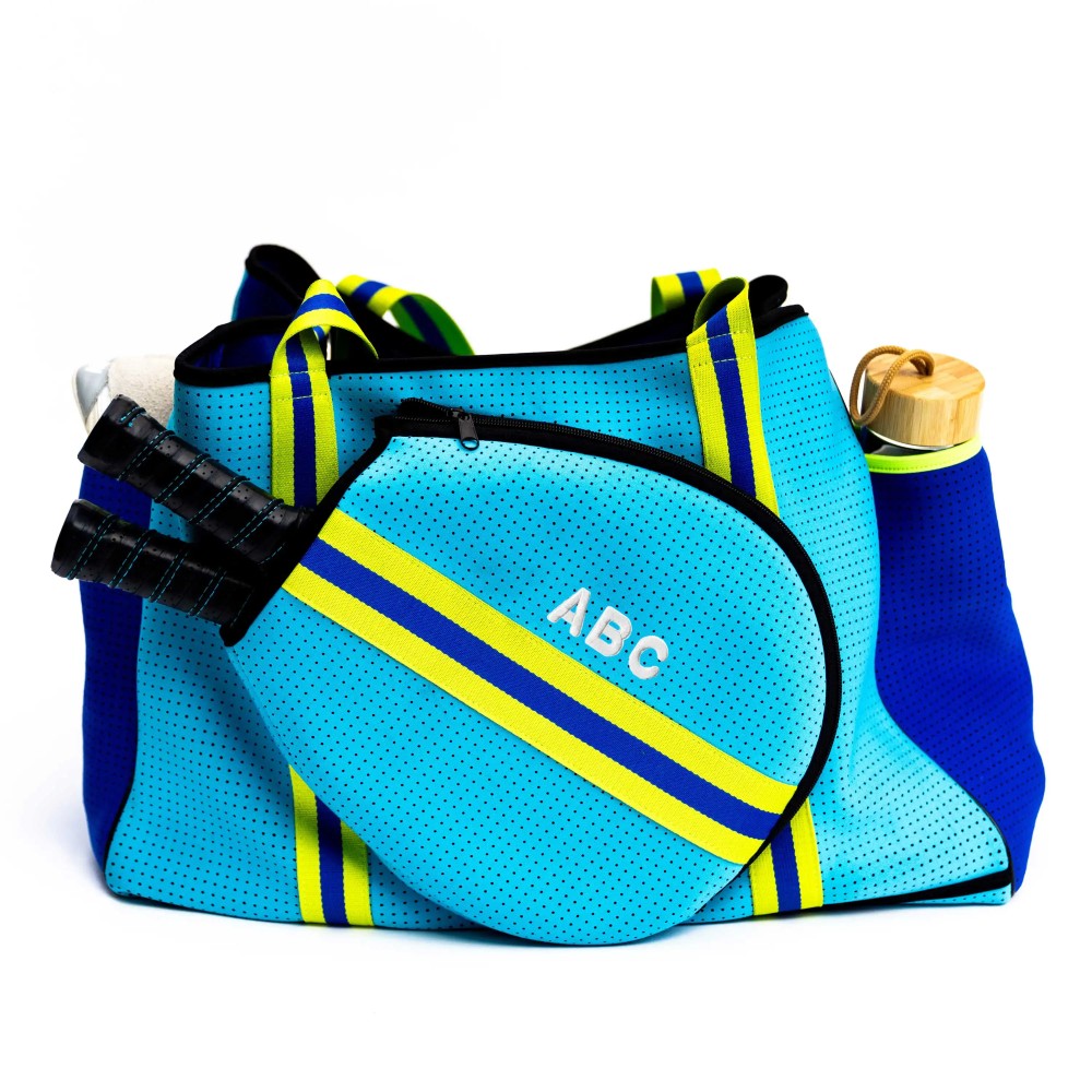 Swinton Pickleball - XL Tote Bag - Blue