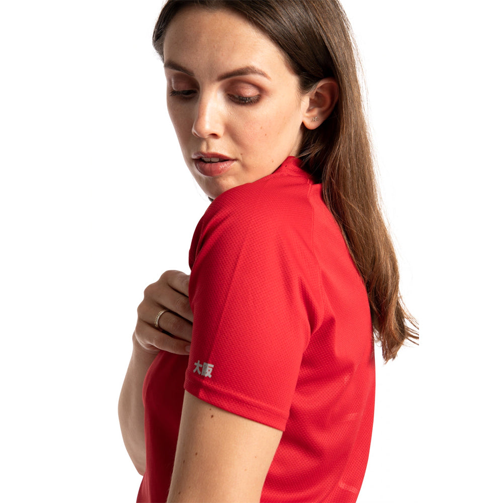 Camiseta de entrenamiento Osaka para mujer | Roja