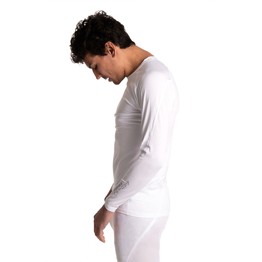 Osaka Men Baselayer Top | White