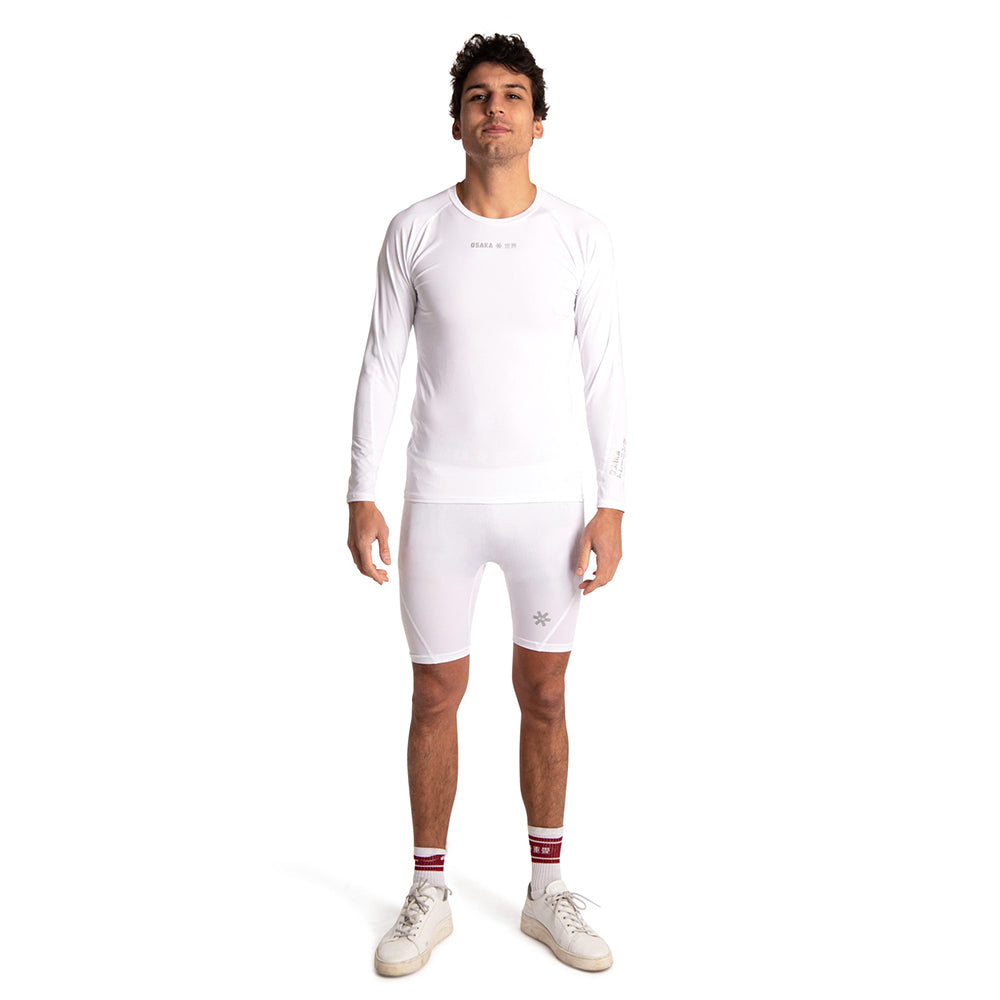 Osaka Men Baselayer Top | White