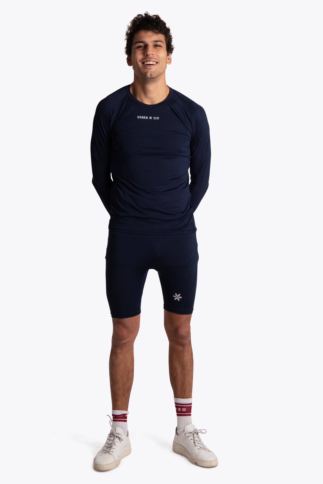 Osaka Men Baselayer Top | Navy
