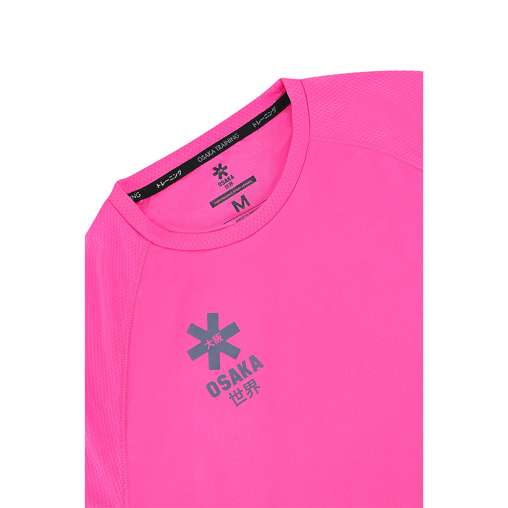 Camiseta de entrenamiento unisex Osaka | Rosa flúor