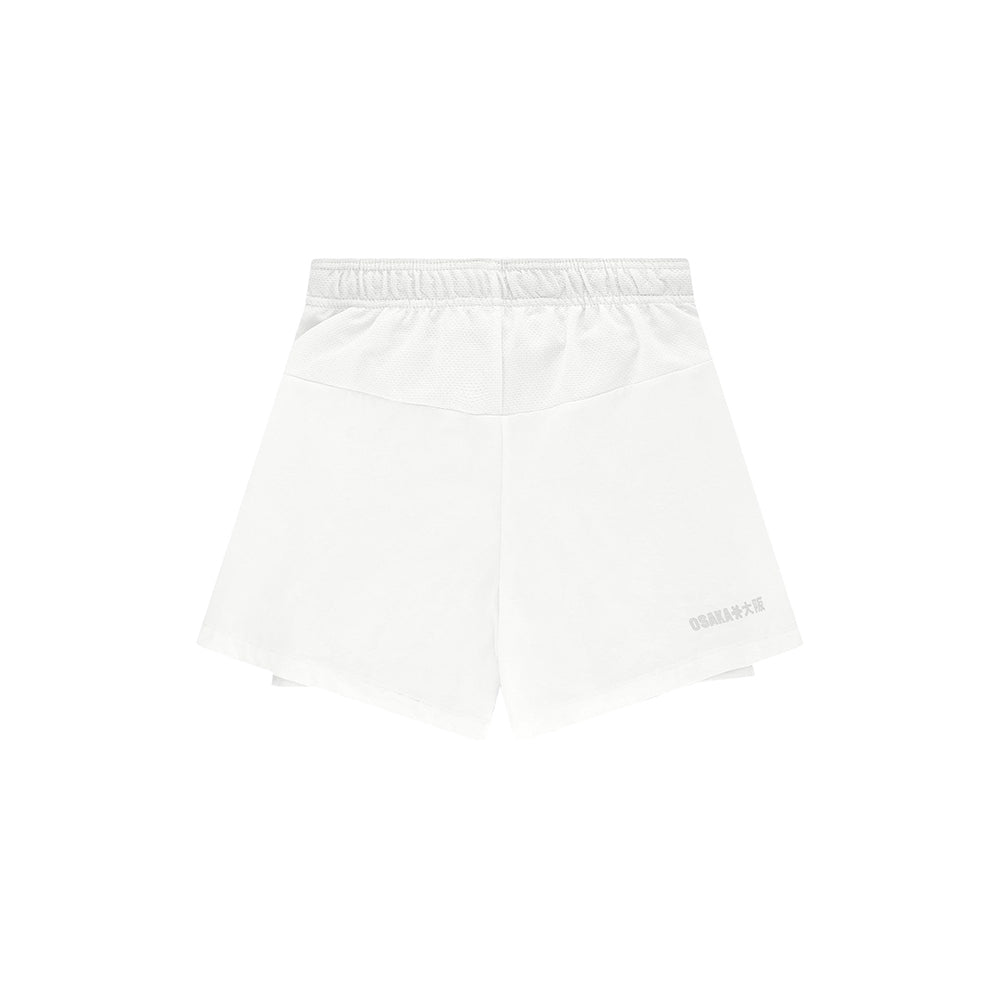 Pantalones cortos Osaka 2 en 1 para hombre | Blanco