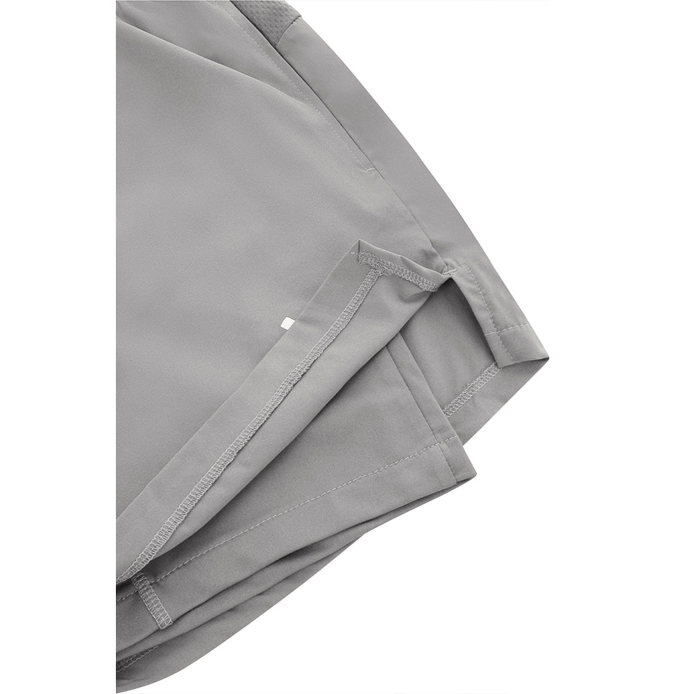 Pantalones cortos Osaka 2 en 1 para hombre | Gris claro