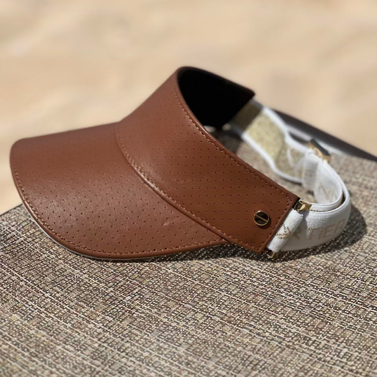 Fenix Sportier The Leather Visor - Tan & Gold