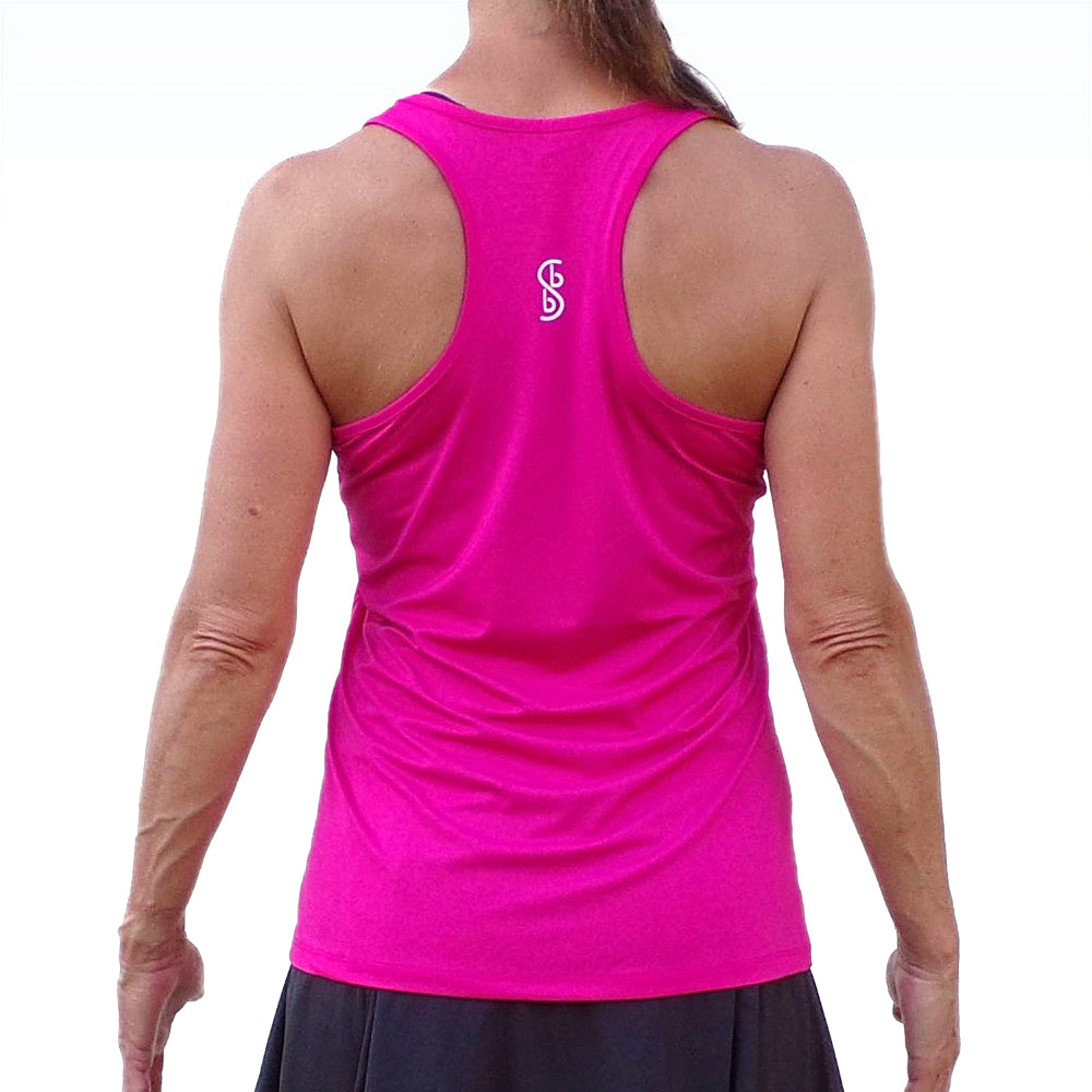Camiseta de tirantes Picckleball Bella Racerback Rosa