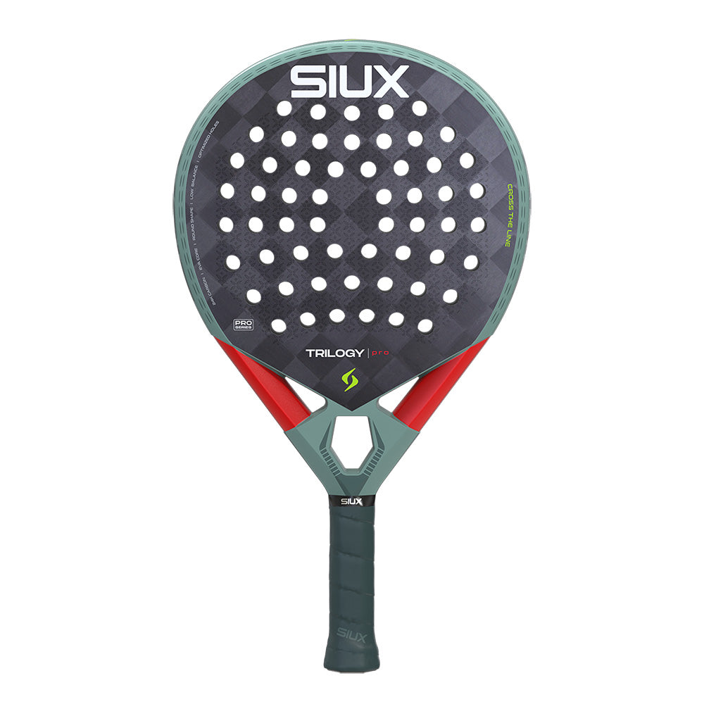 Pala de pádel Siux Padel Trilogy Pro 2026 Ash Green
