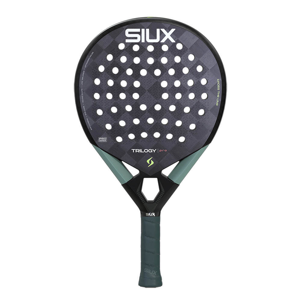 Pala de pádel Siux Padel Trilogy Pro 2026 Noir Fog