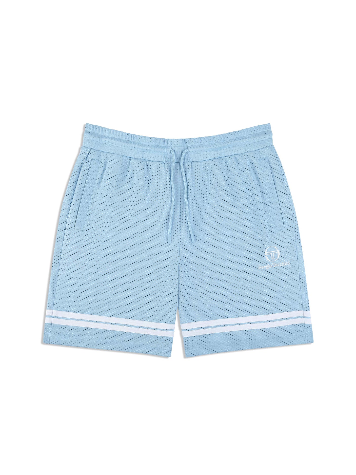 Sergio Tacchini Ludovic Mesh Shorts - Dutch Canal/ White