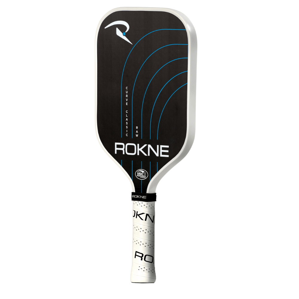 Rokne Pickleball Paddle Curve Classic - RAW