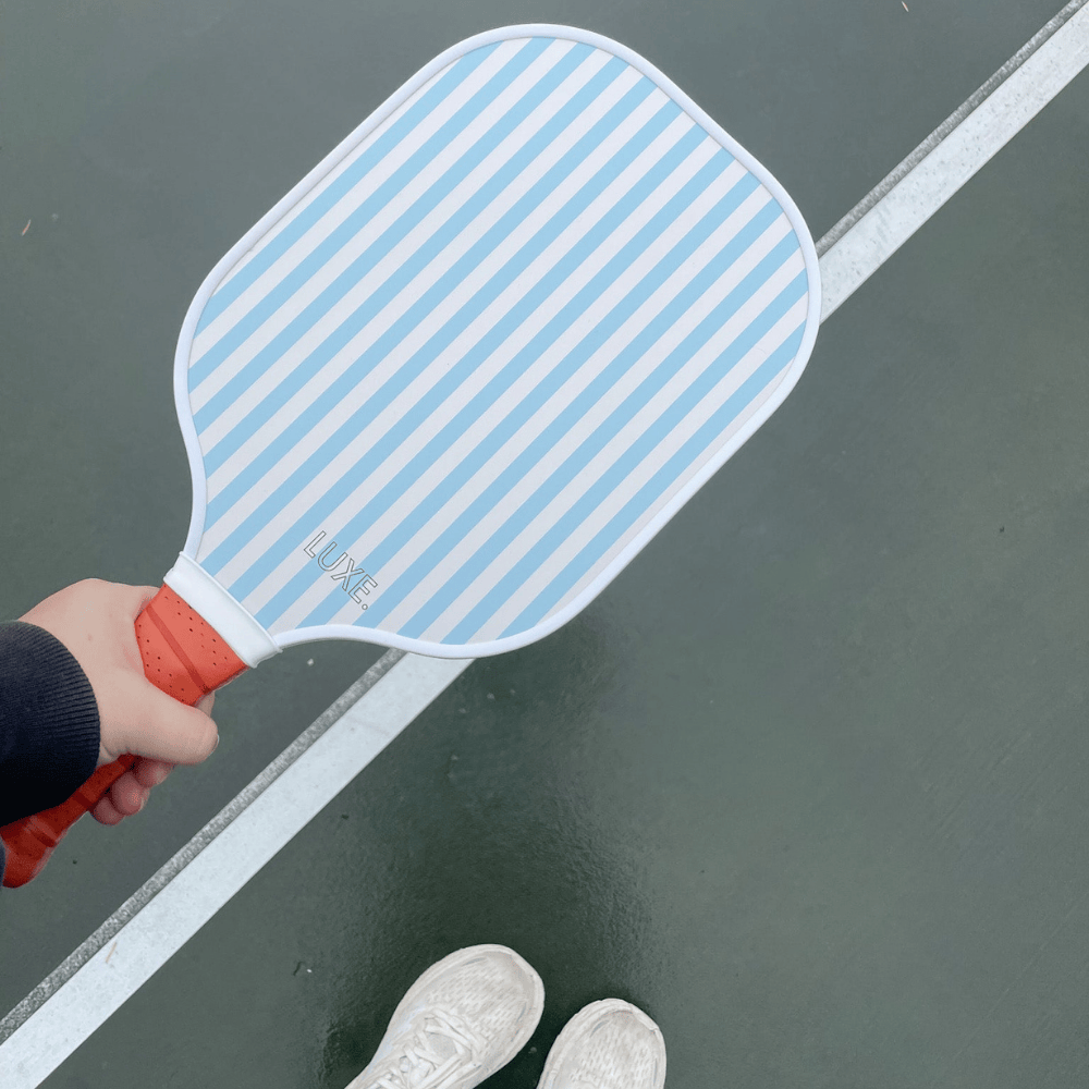Luxe Pickleball Paddle Kortni Jeane Blue Lines