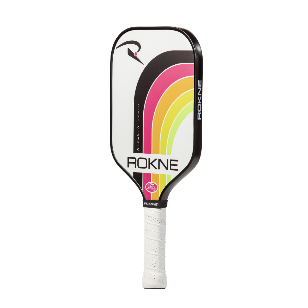 Rokne Pickleball Paddle Curve Classic - Electric Citrus