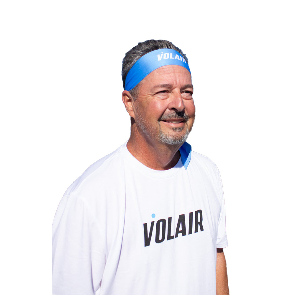Cinta para el pelo de pickleball Volair | Azul