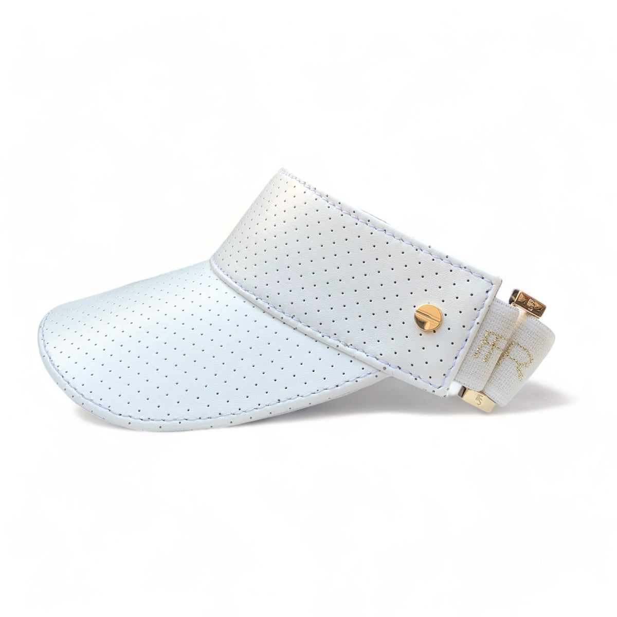 Fenix Sportier The Leather Visor - White & Gold