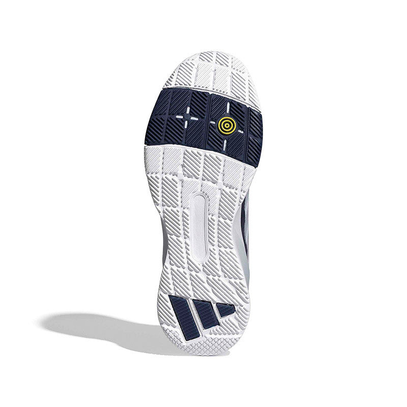 Adidas Crazyquick Men Padel Shoes LS | White & Silver & Blue