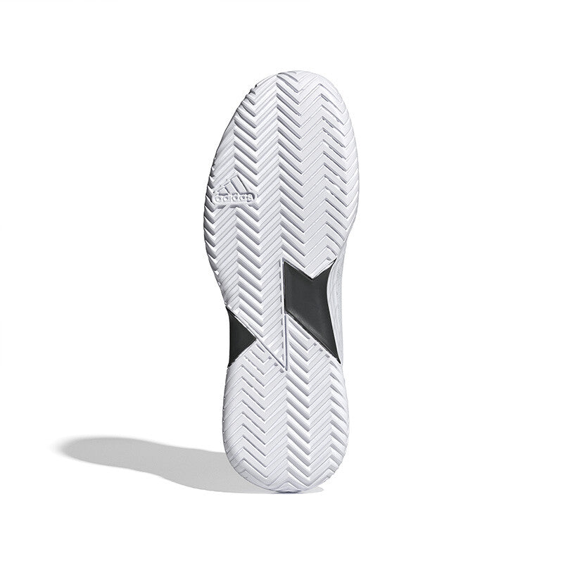 Adidas Defiant Speed 2 Men Padel Shoes | White & Black & Grey