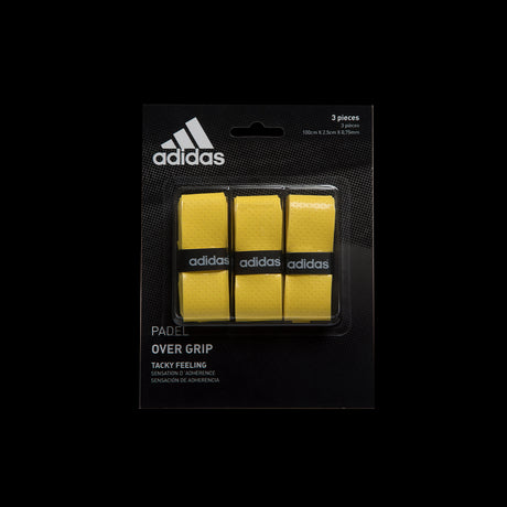 Adidas Overgrips Padel Tennis Pickleball Accessory Pack of 3 Units Yellow