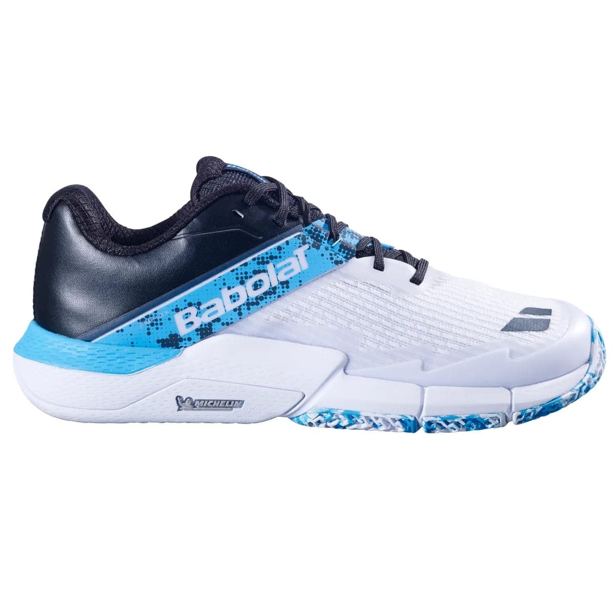 Zapatillas de pádel Babolat Movea 2 para hombre | Blanco y cian