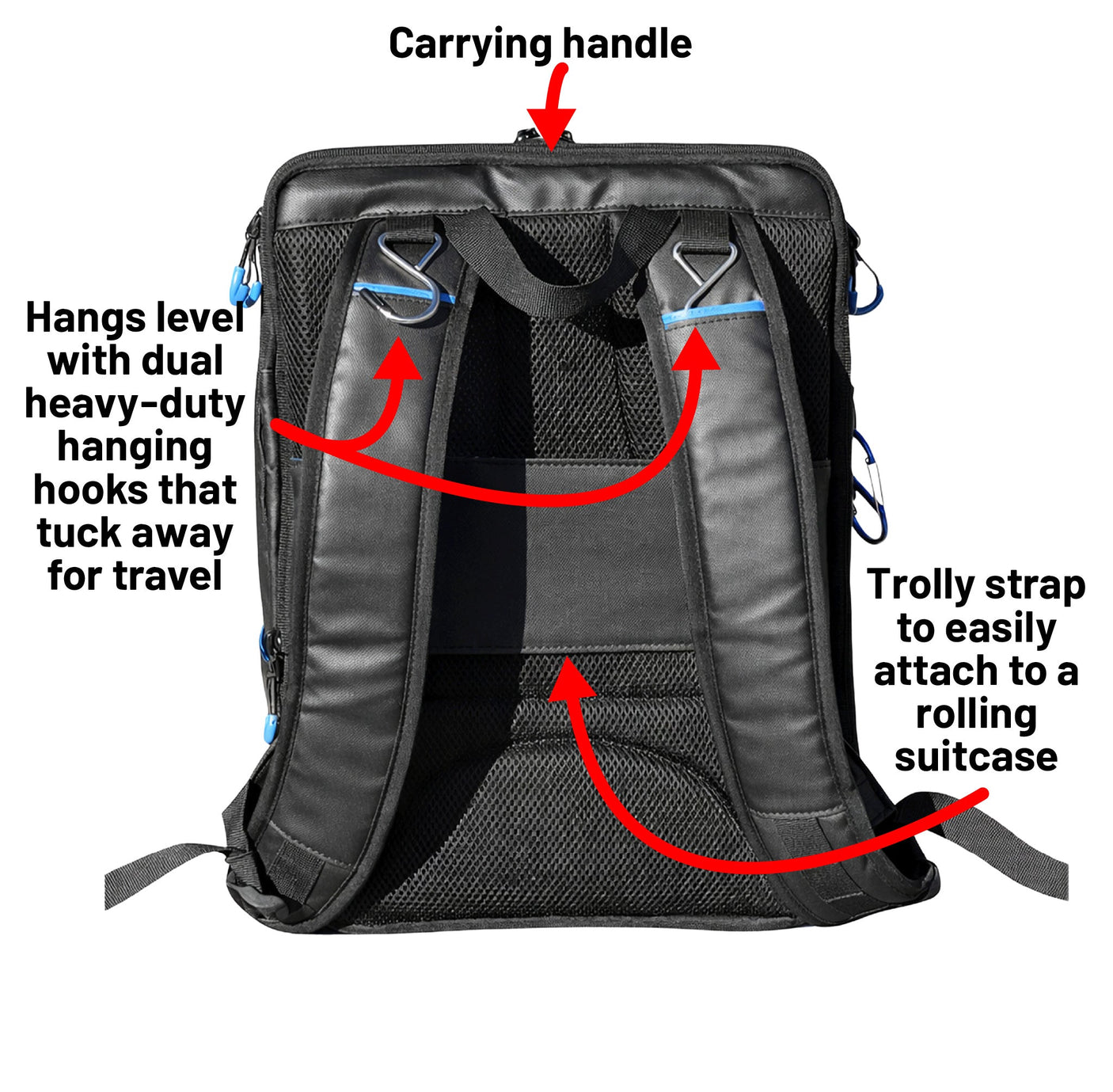 Mochila para deportes de remo Oktō Rec Lite | Blanco y turquesa
