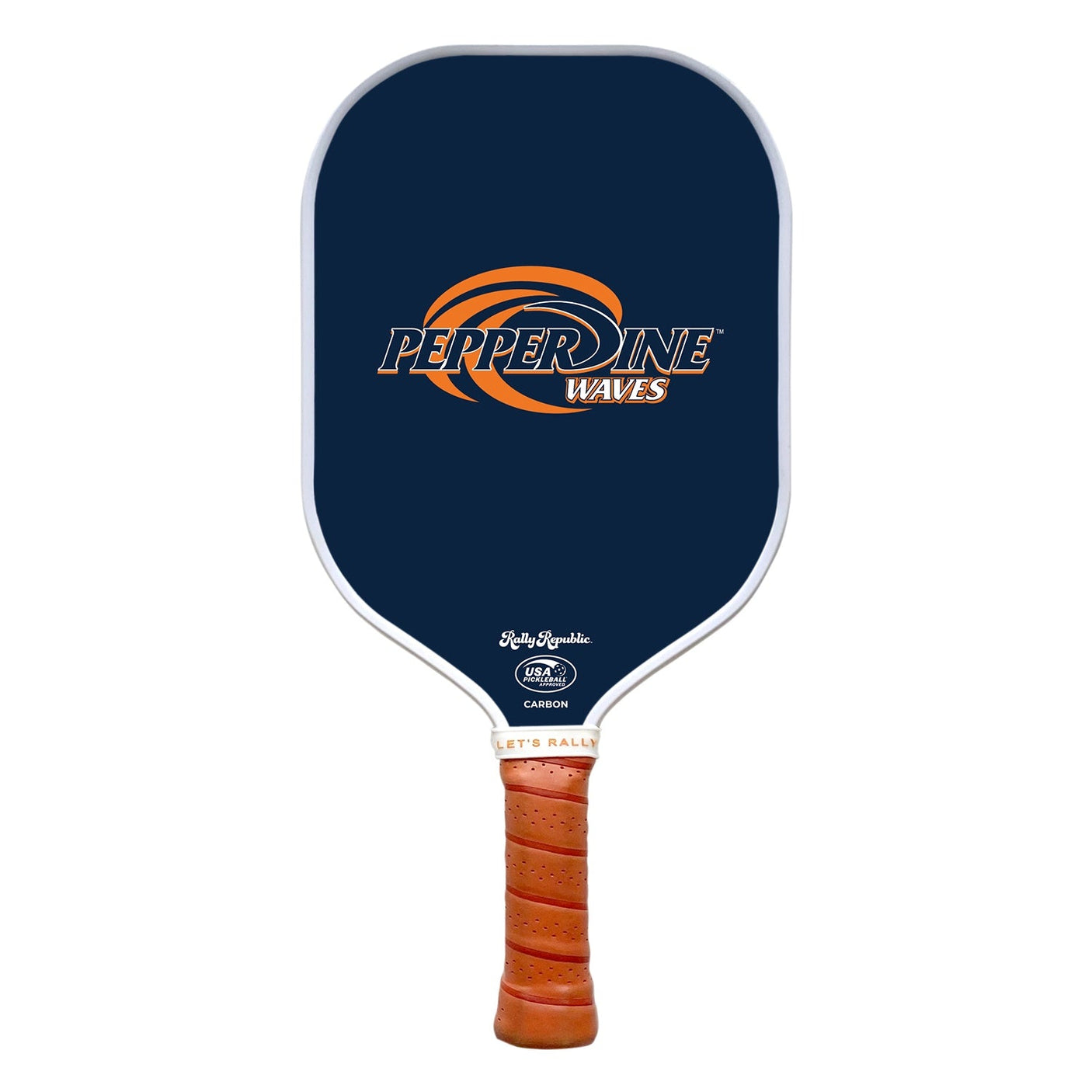 Rally Republic PIckleball Paddle - Pepperdine Waves Blue Primary Mark