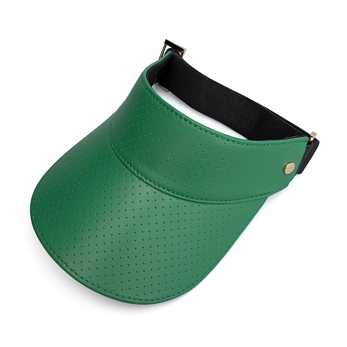 Fenix Sportier The Leather Visor - Court Green/Navy & Gold