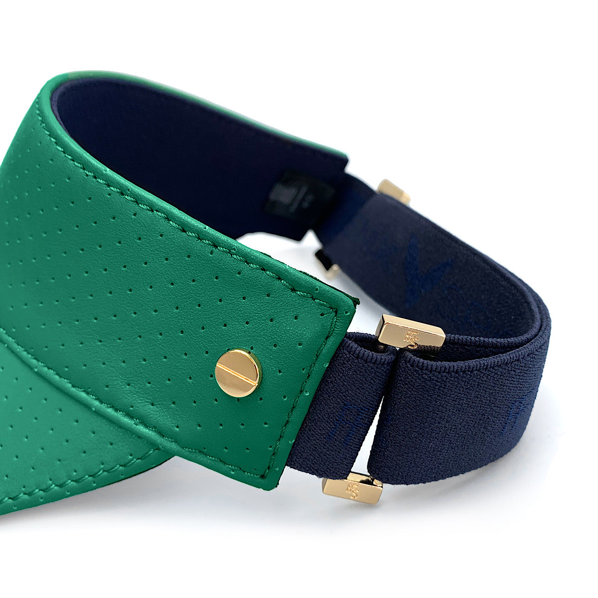 Fenix Sportier The Leather Visor - Court Green/Navy & Gold