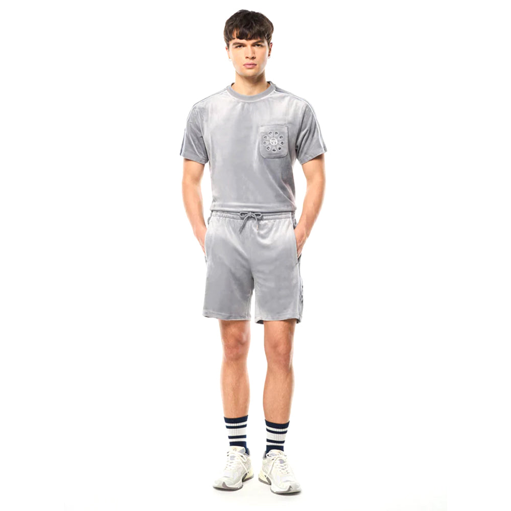 Sergio Tacchini Cresta Velour Short | Sleet