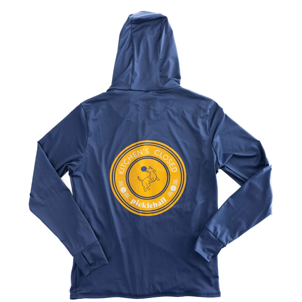 Swinton Pickleball - Navy Zip-Front Sun Hoodie
