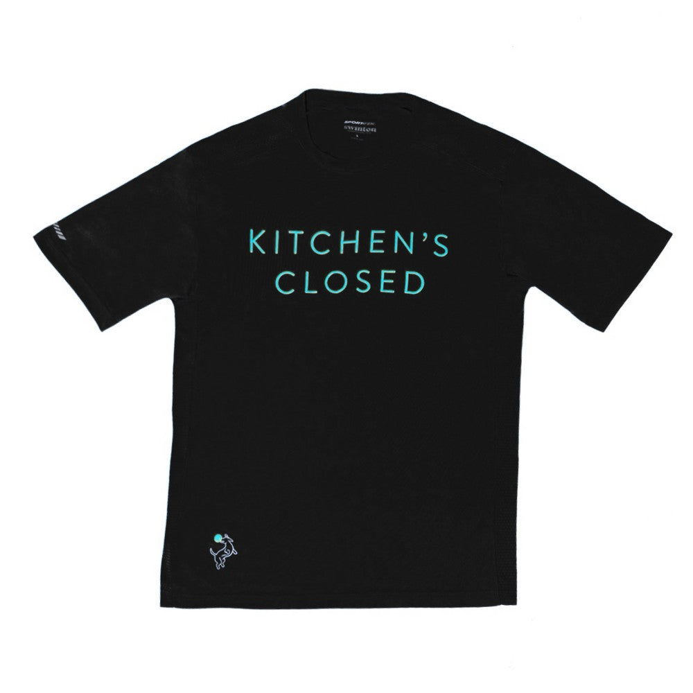 Swinton Pickleball - Men's Kitchen's Closed Performance Shirt Black