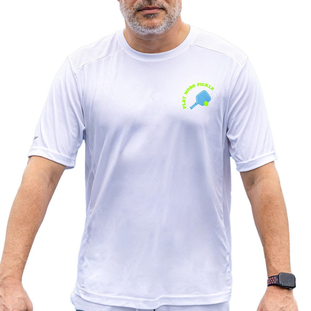Swinton Pickleball - Men's Pickled 'Em Performance Shirt White