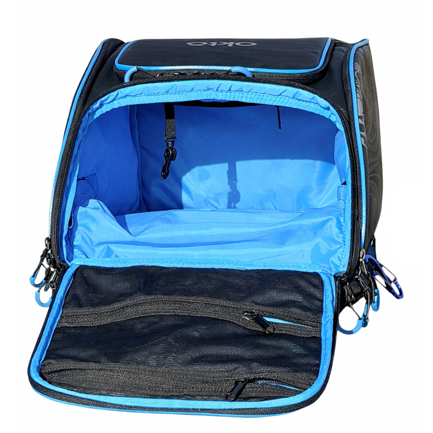Mochila para deportes de remo Oktō Rec Lite | Negro y azul