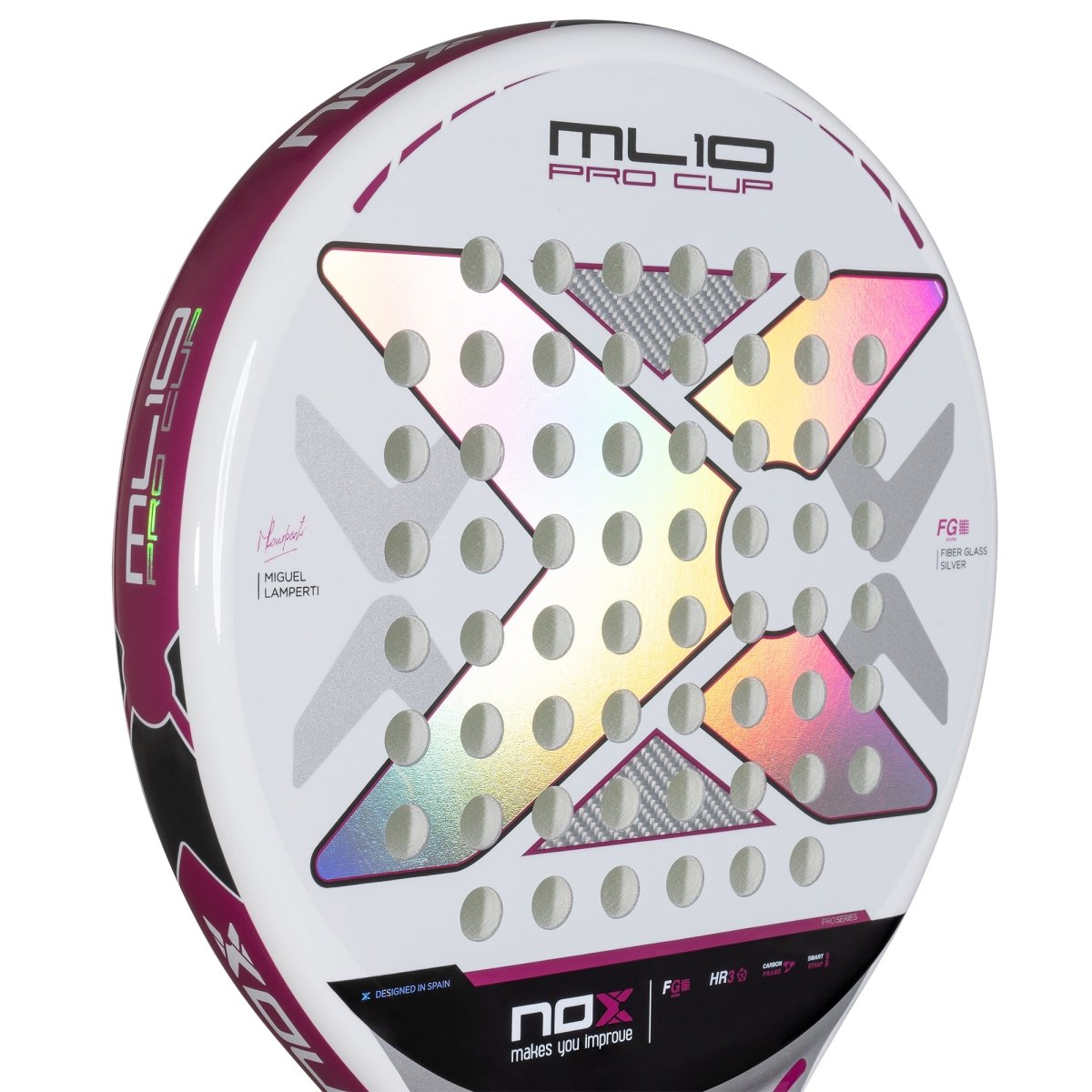 Nox Padel Racket ML10 Pro Cup Light Silver 2025