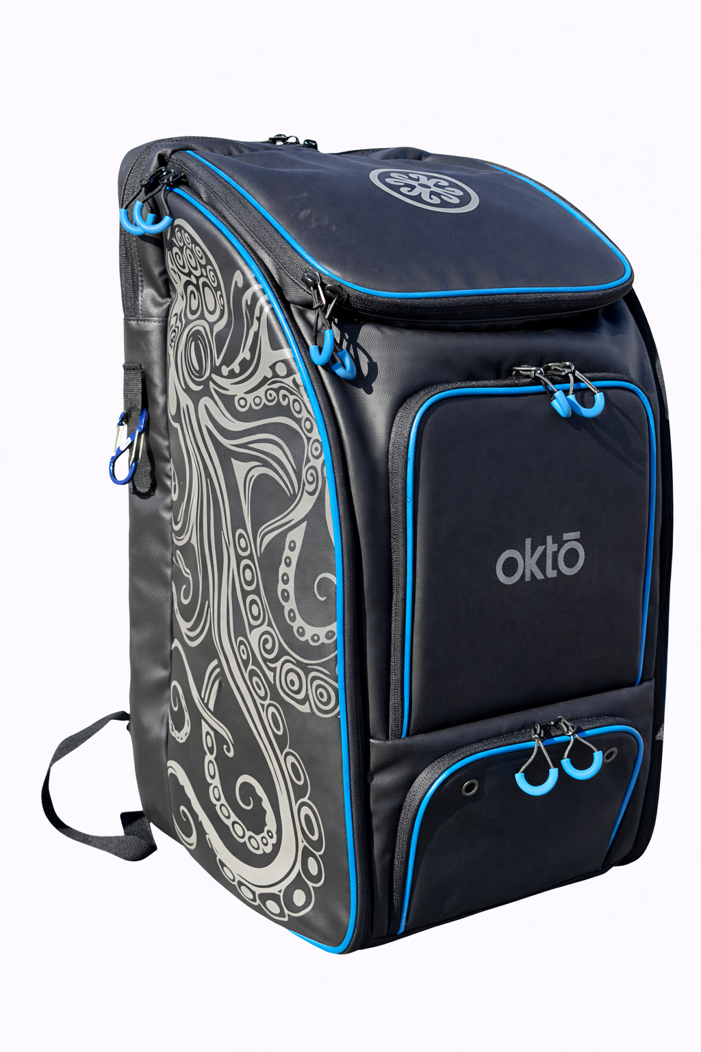 Mochila de remo Oktō Pro Elite | Negro y azul