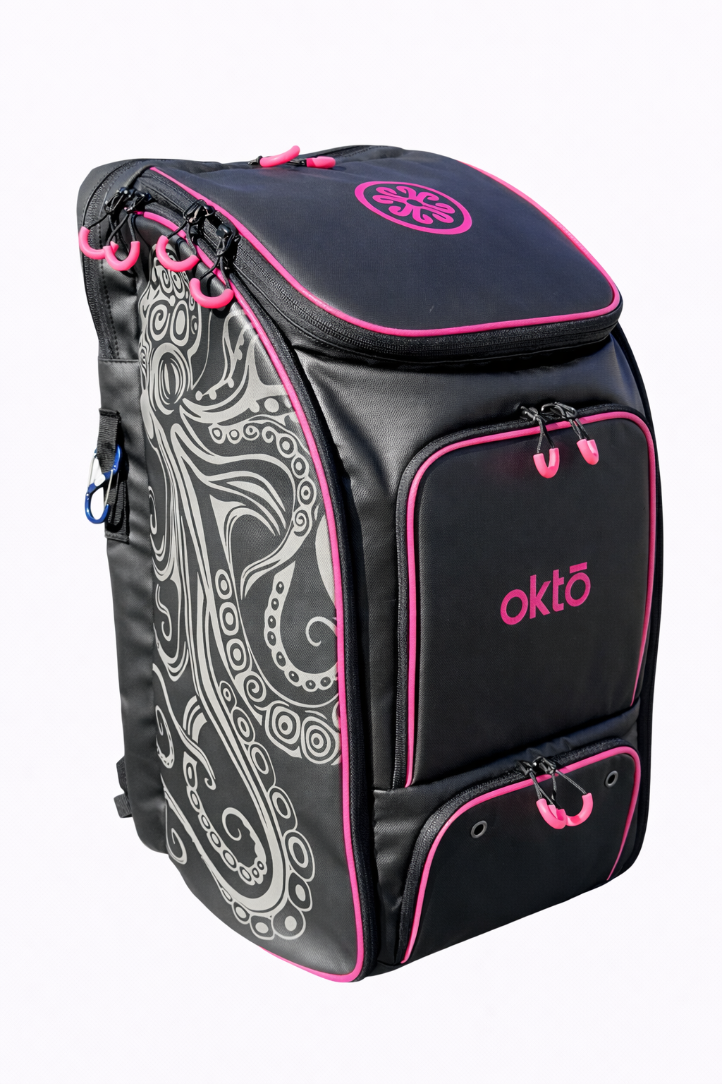 Oktō Pro Elite Paddle Sports Backpack | Black & Pink