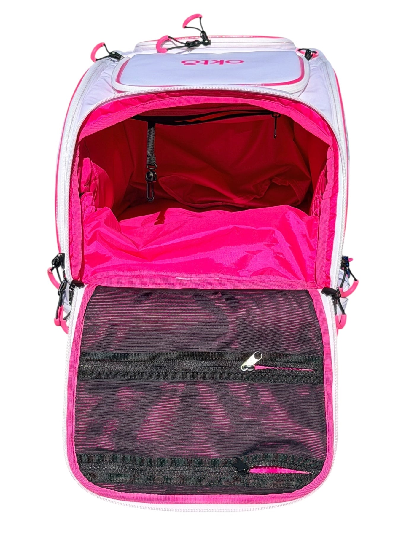 Oktō Pro Elite Paddle Sports Backpack | White & Pink