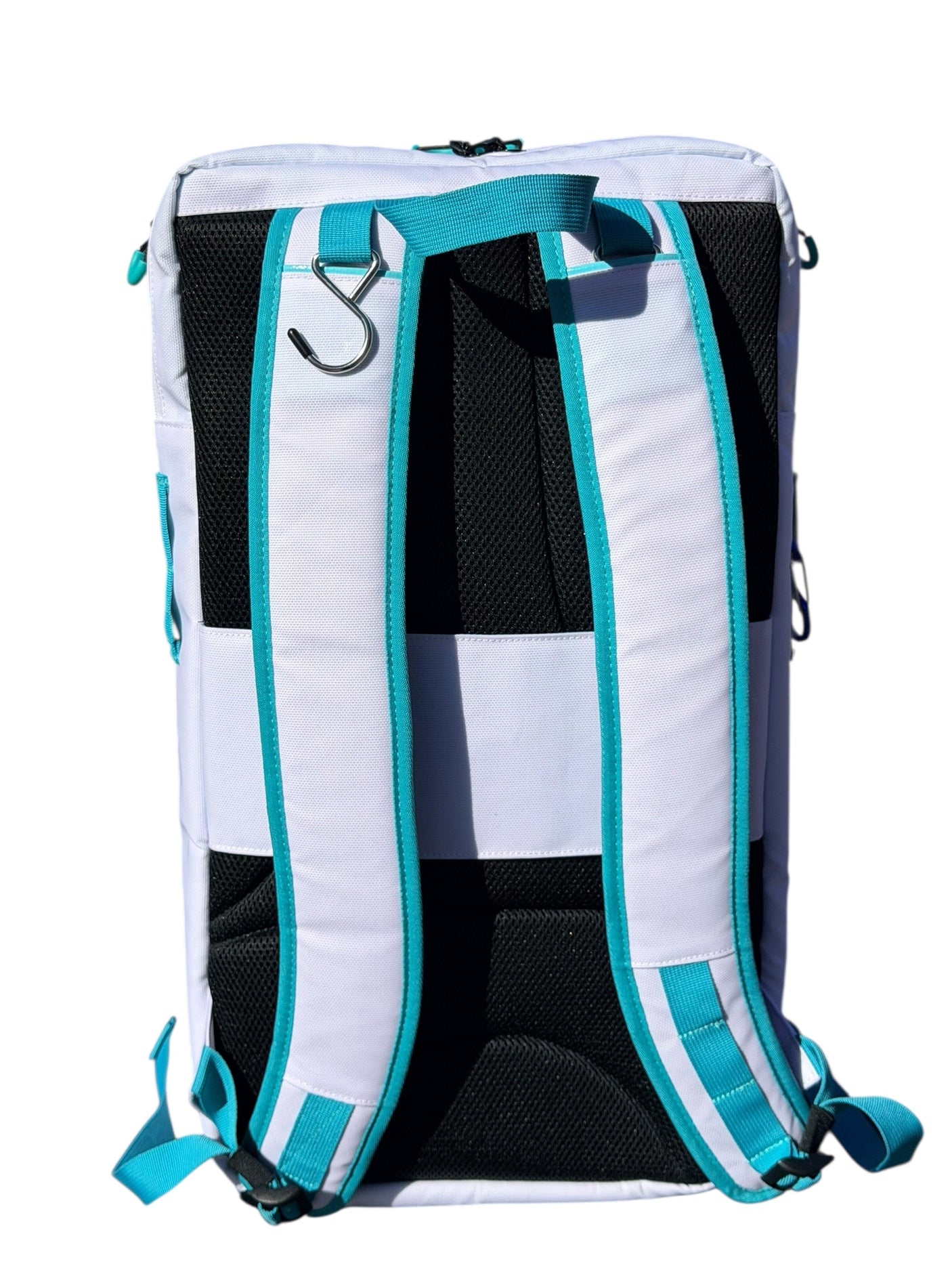 Mochila Oktō Pro Elite para deportes de remo | Blanco y cerceta