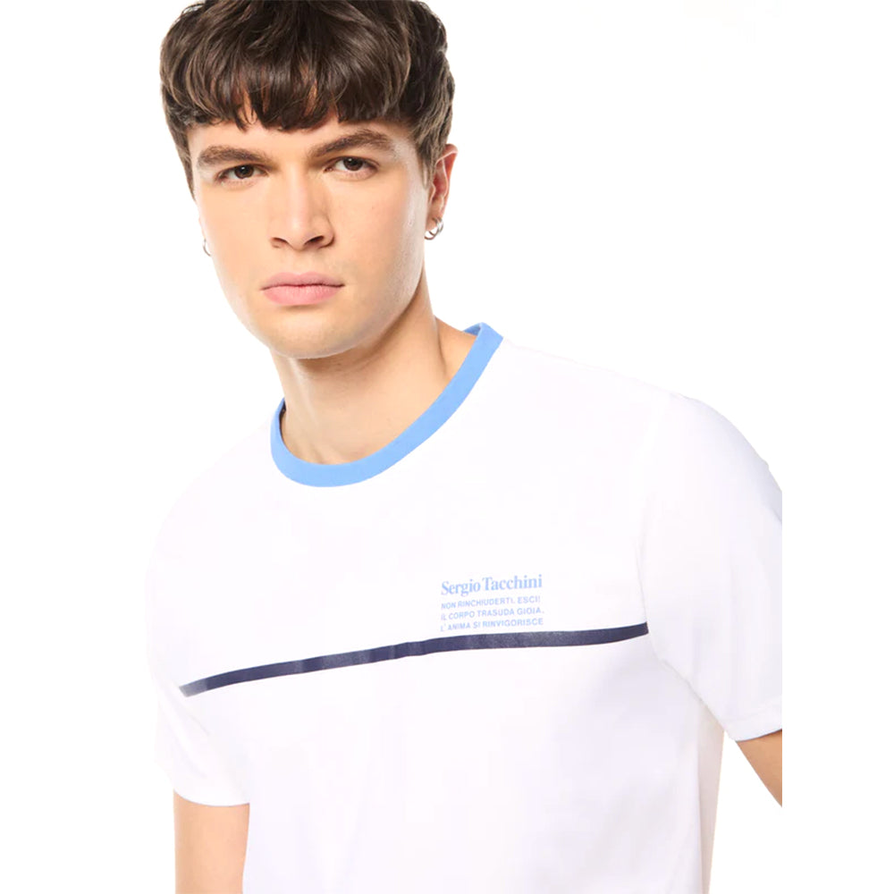 Camisa Sergio Tacchini Campo Court | Blanco Brillante