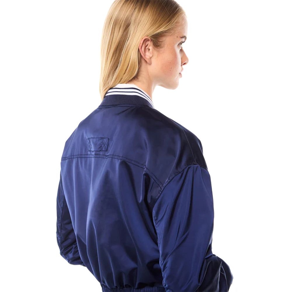 Sergio Tacchini Women's Piano Bomber Jacket | Maritime Blue
