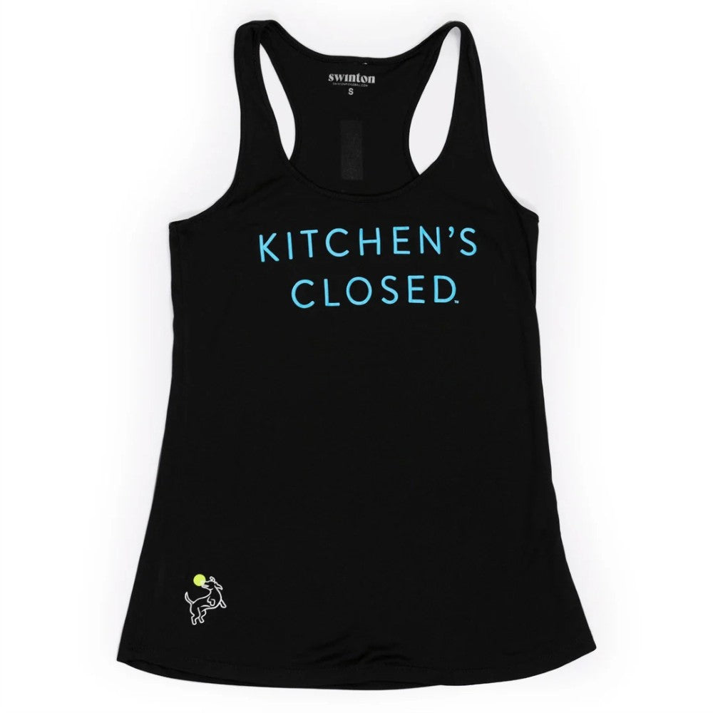 Swinton Pickleball - Women's Pickleball Performance Tank Black