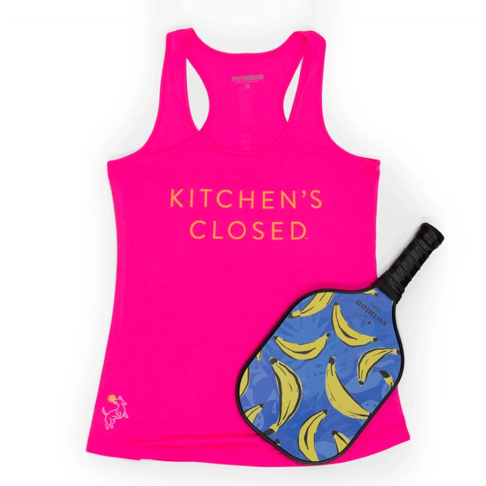 Swinton Pickleball - Women's Pickleball Performance Tank Hot Pink