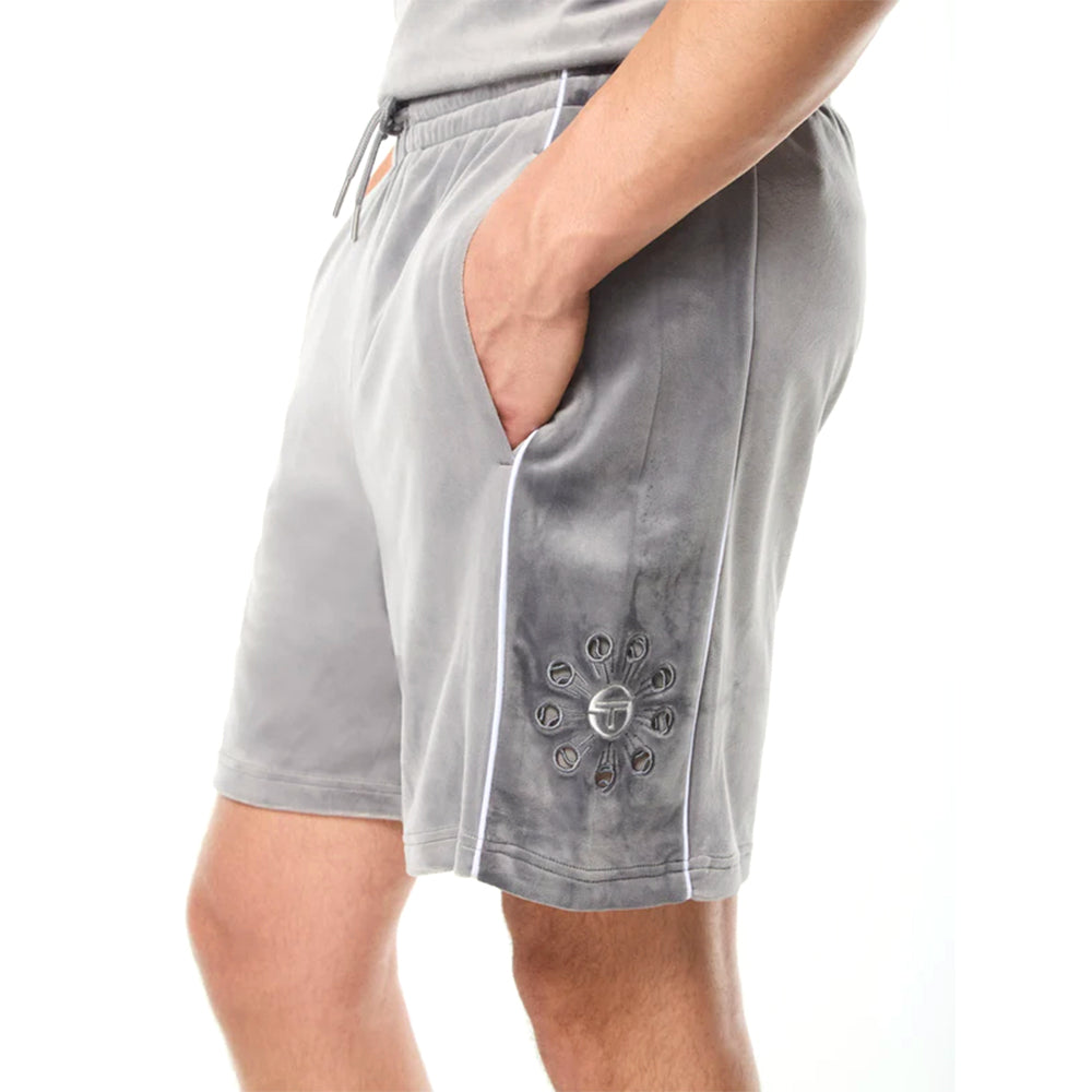 Sergio Tacchini Cresta Velour Short | Sleet