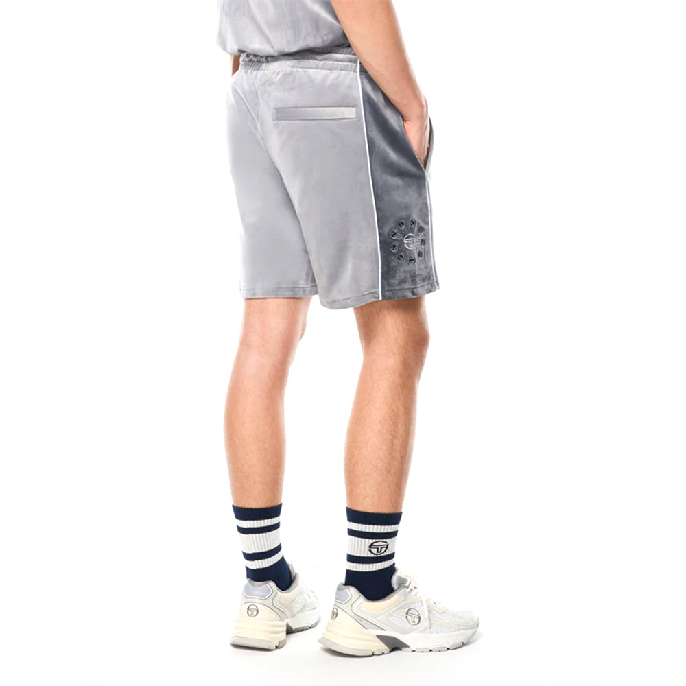 Sergio Tacchini Cresta Velour Short | Sleet
